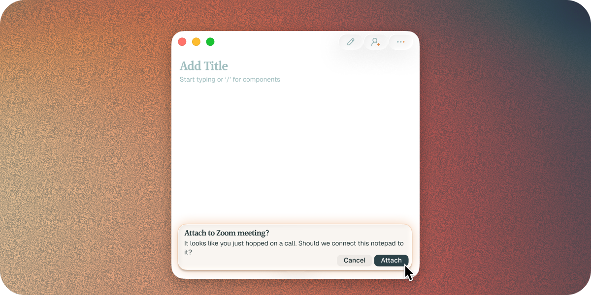 Attach A Soda AI Notepad To A Live Meeting For Enhanced Meeting Notes