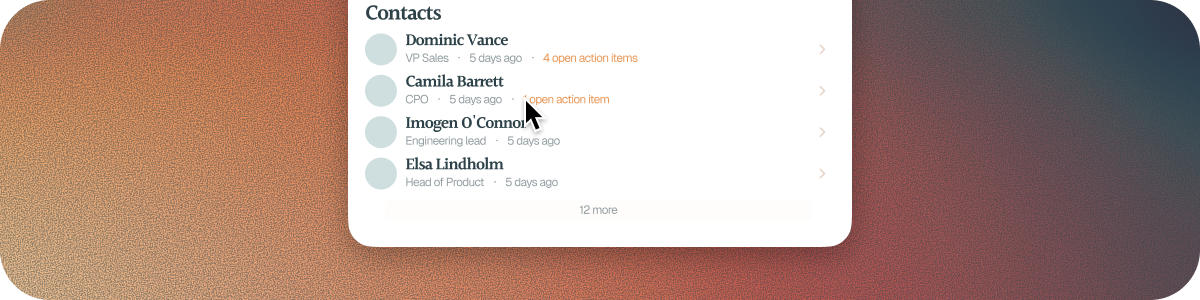Soda Build A Map Of Contacts Within An Organisation