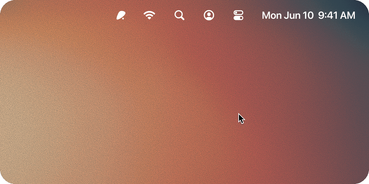 Access Soda's Latest Memories In The Menu Bar