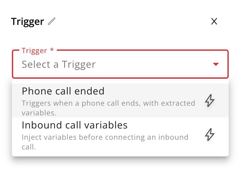 Gatilho Chamada Encerrada da Sua SofIA