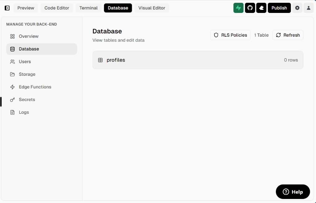 Supbase Database Supabase Integration for Full Stack Apps - Softgen.ai