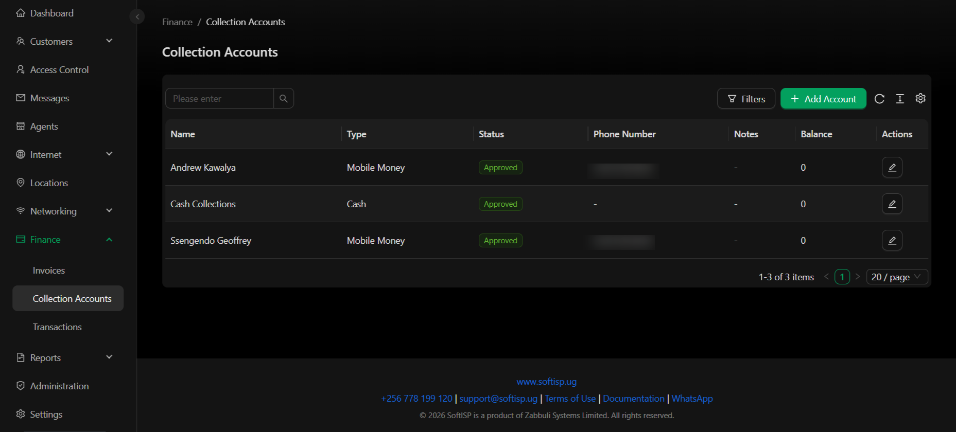 Collection Accounts