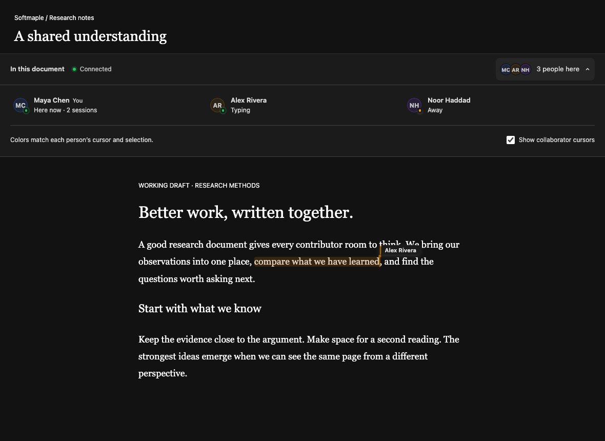 Dark document roster
