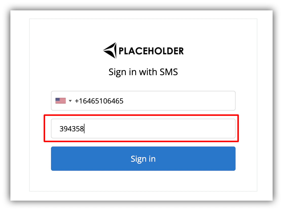 Verifying user account