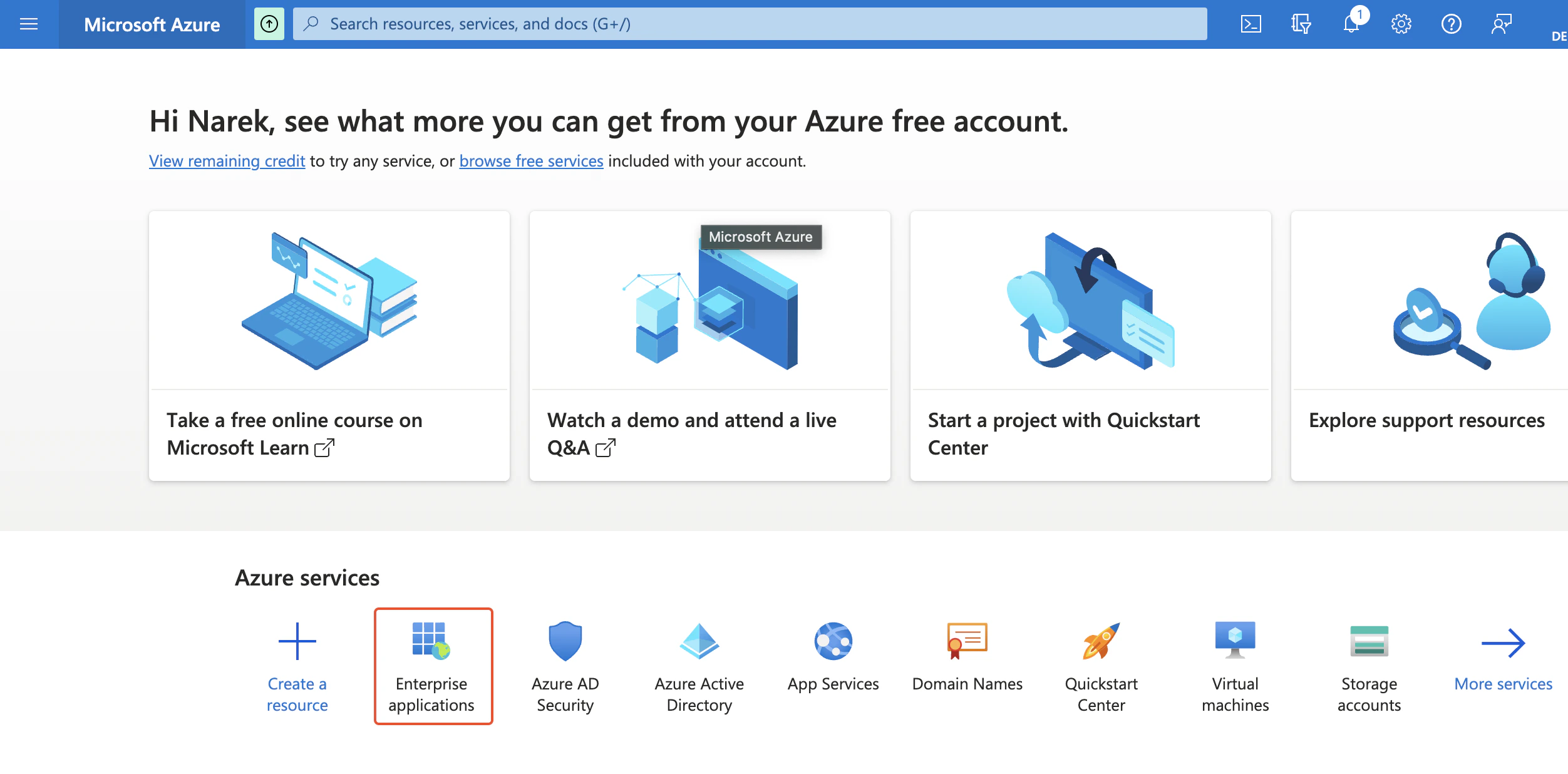 Enterprise applications