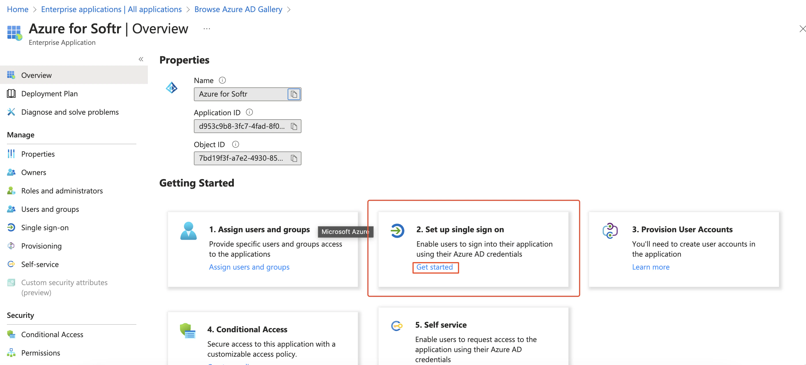 Getting started with single sign-on setup