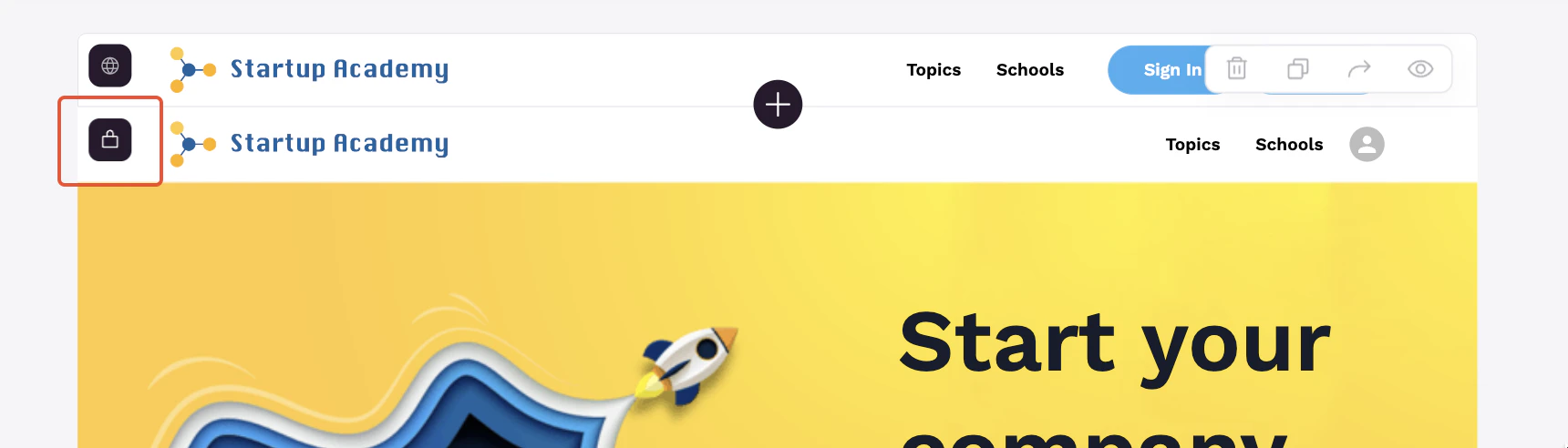 Padlock icon on gated content