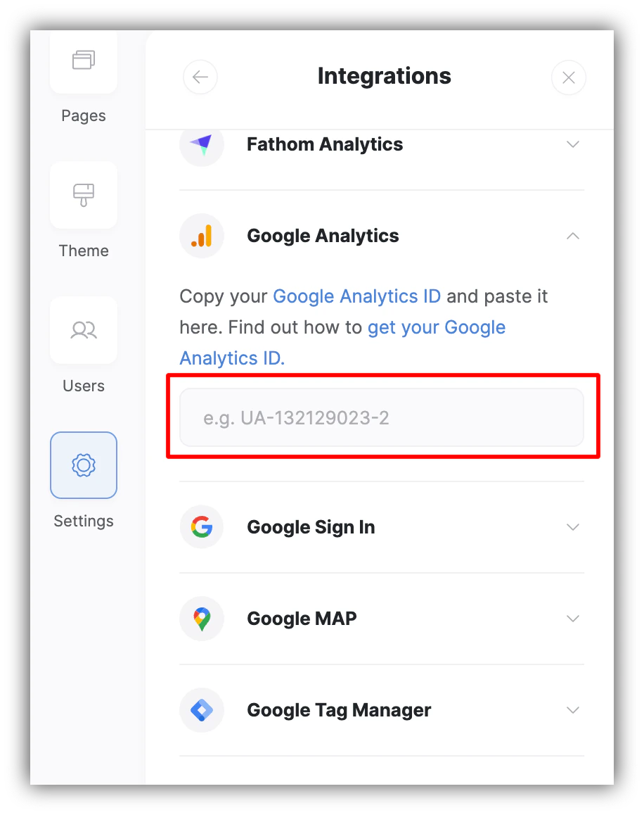 Adding tracking code in Softr