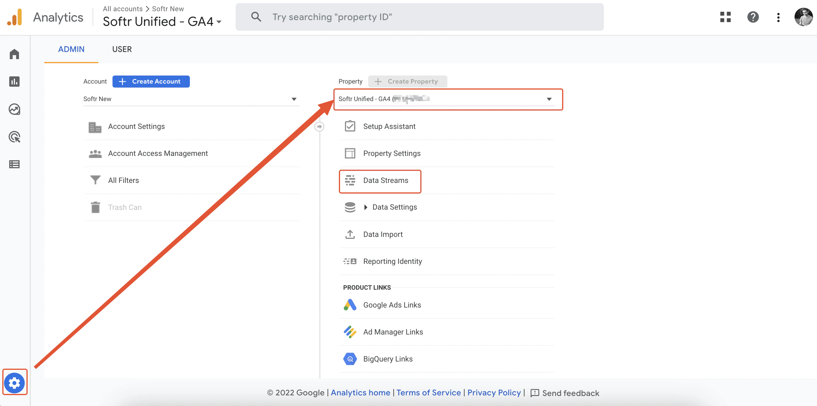 Accessing data streams