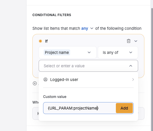How to filter list by Page URL parameters? – Softr Help Docs
