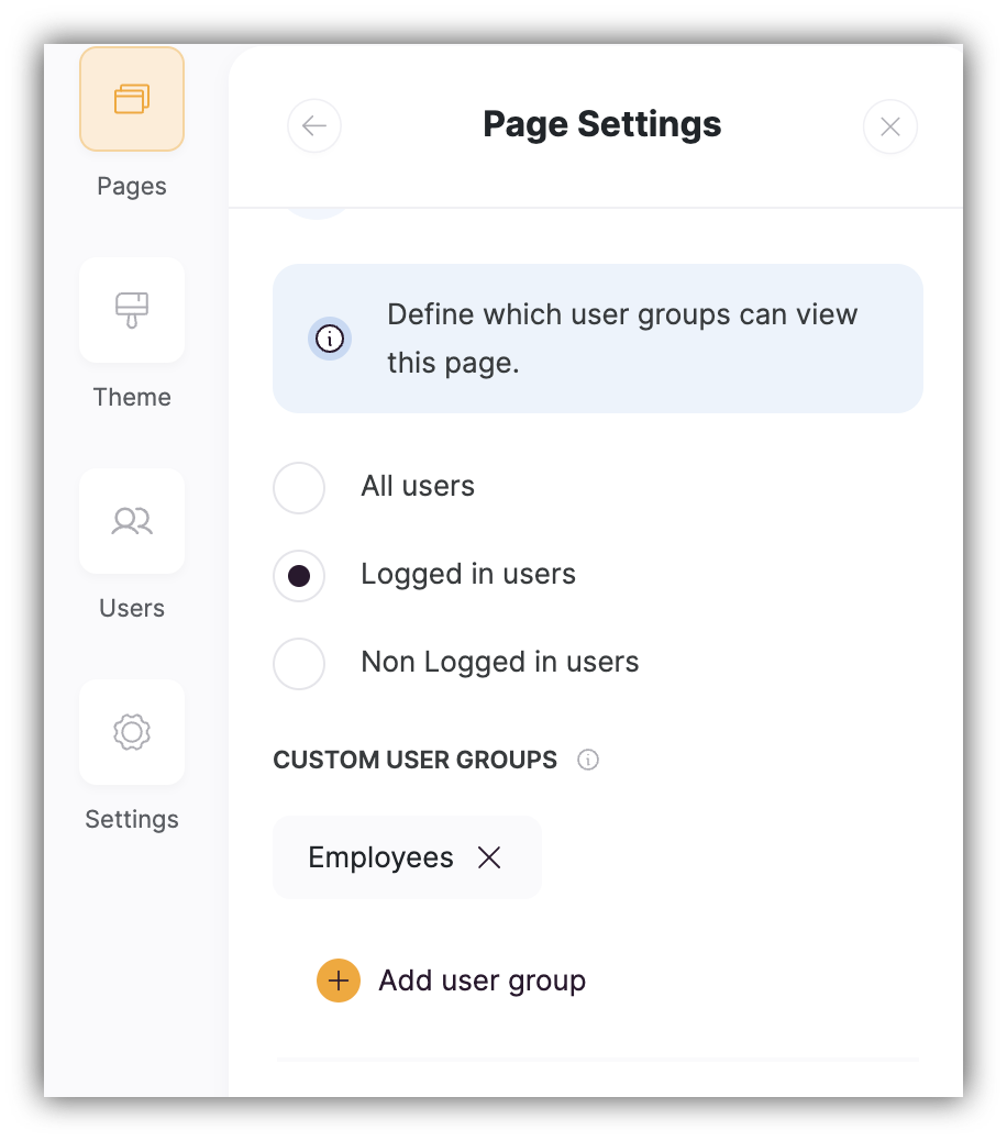How to Make Pages/Blocks Accessible Only to Company Users? – Softr Help ...