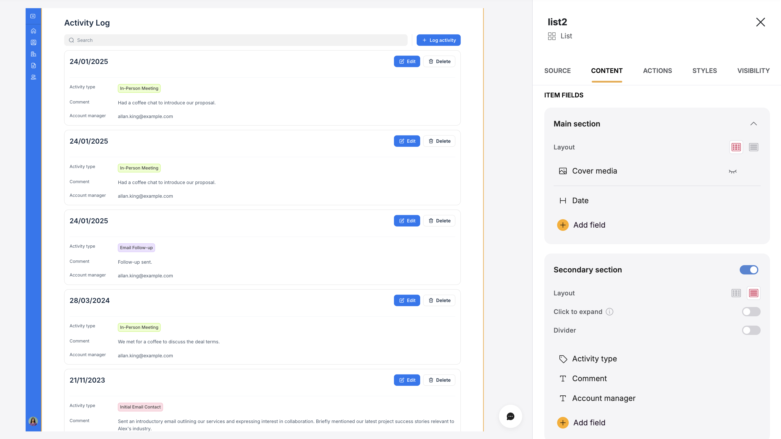 List Block – Softr Help Docs