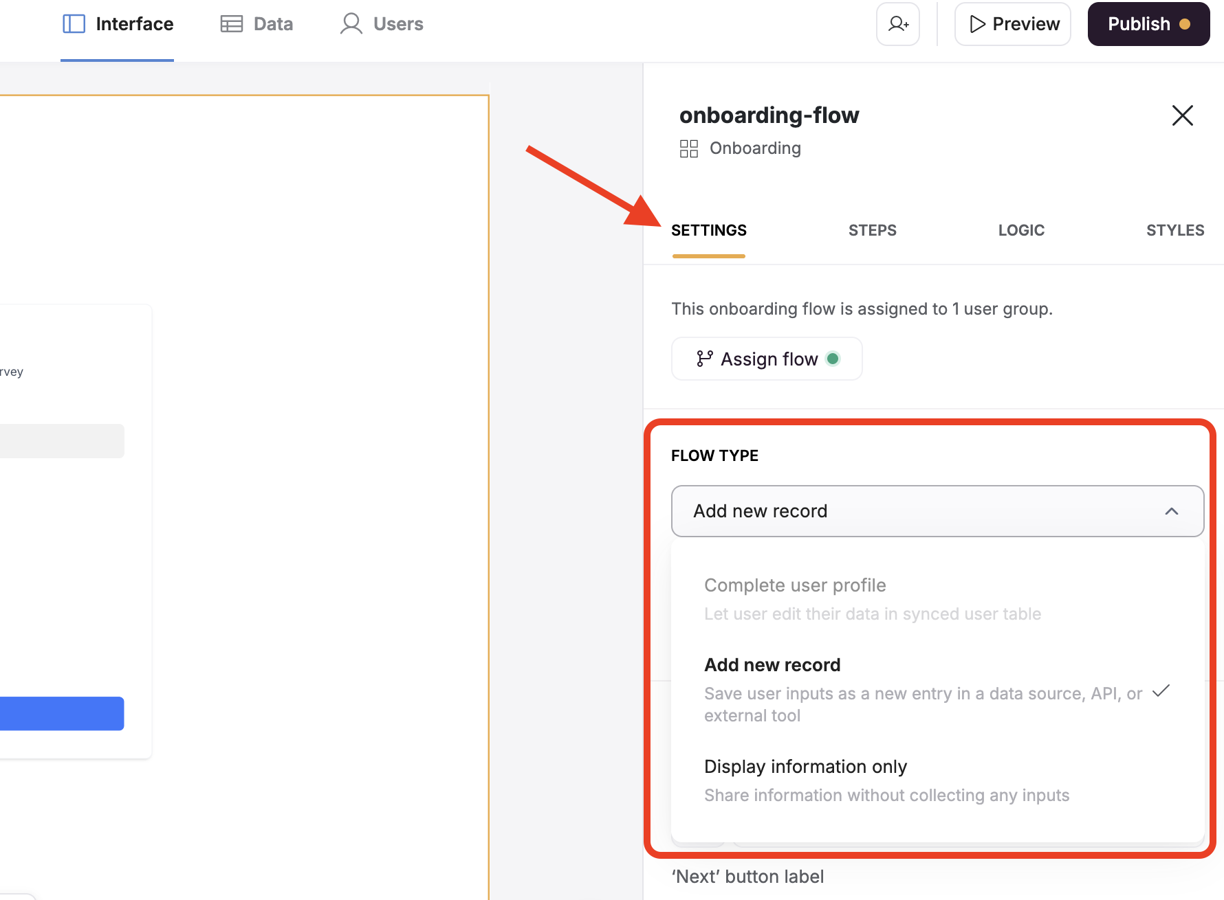 Onboarding Flow – Softr Help Docs