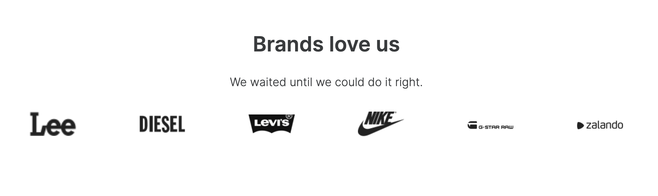 Partner with fixed logo