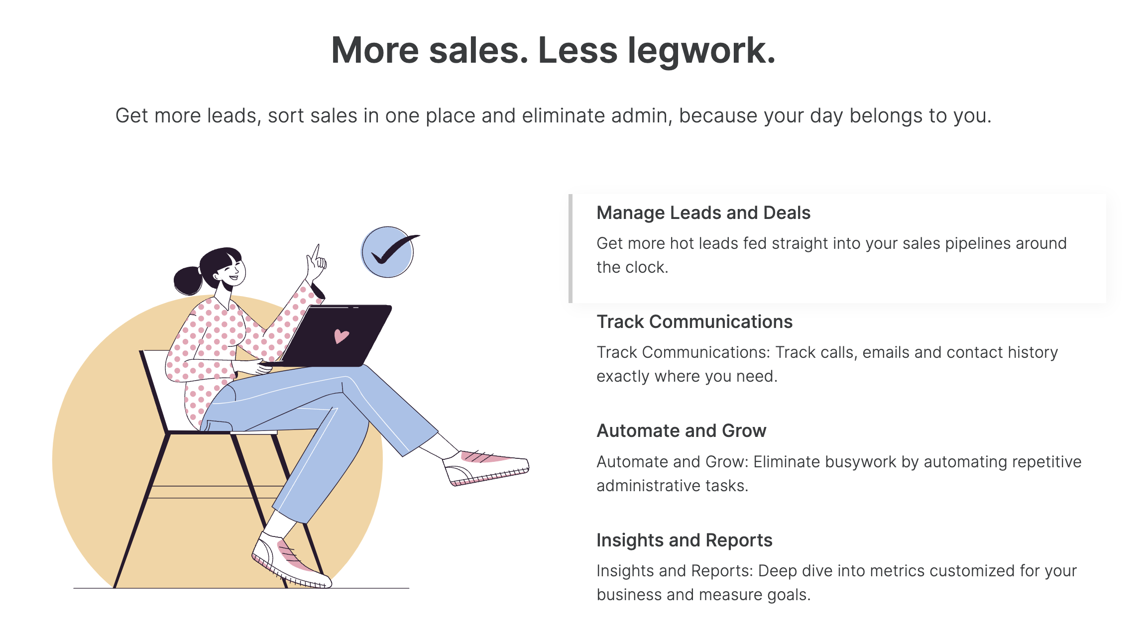 Feature with product demo