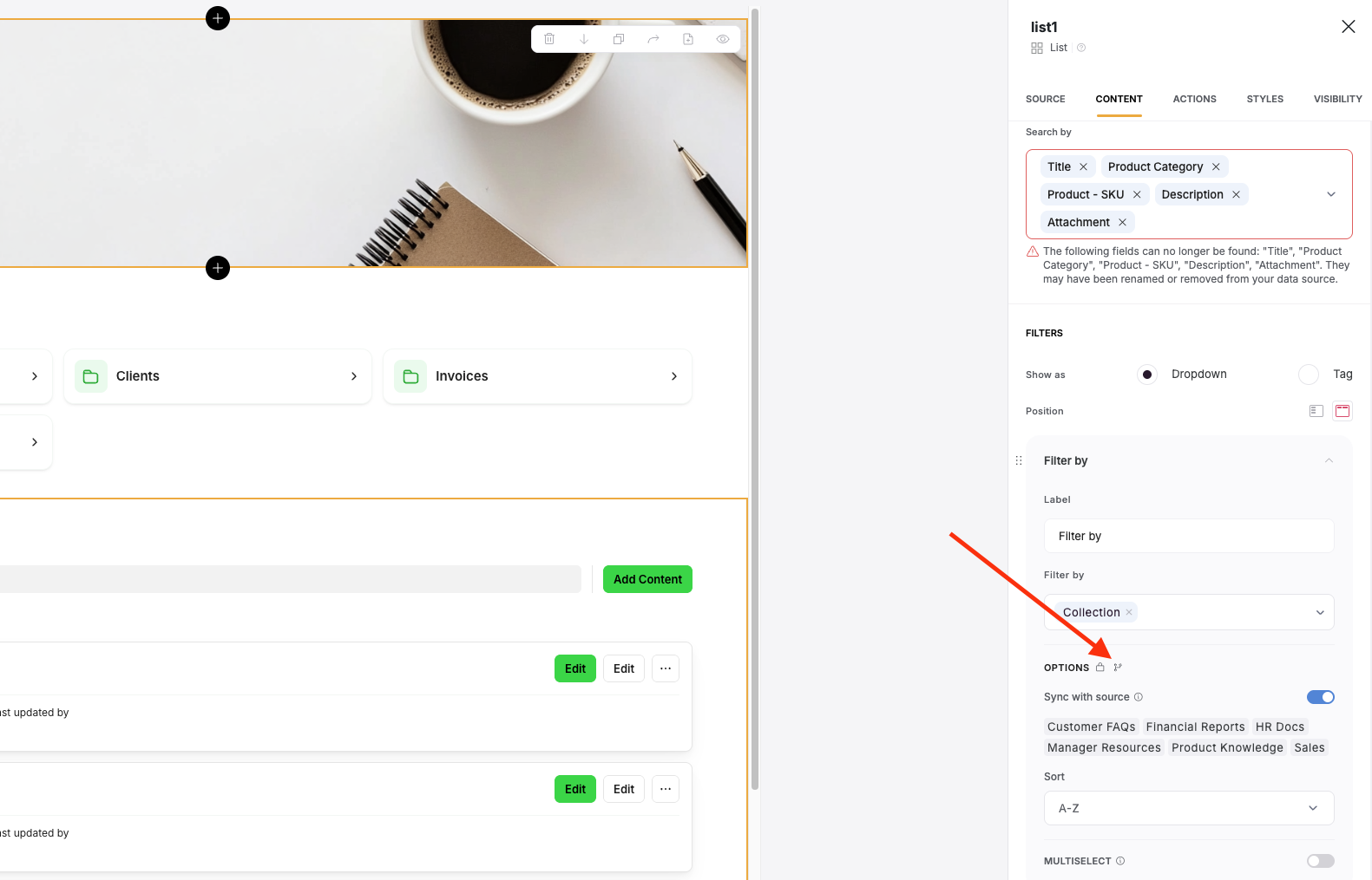 Item Details Block – Softr Help Docs