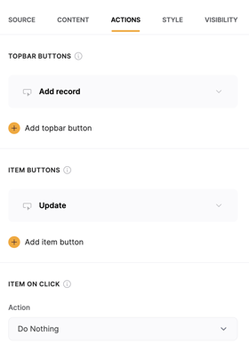 Actions Button Computer Action Buttons Overview – Softr Help Docs