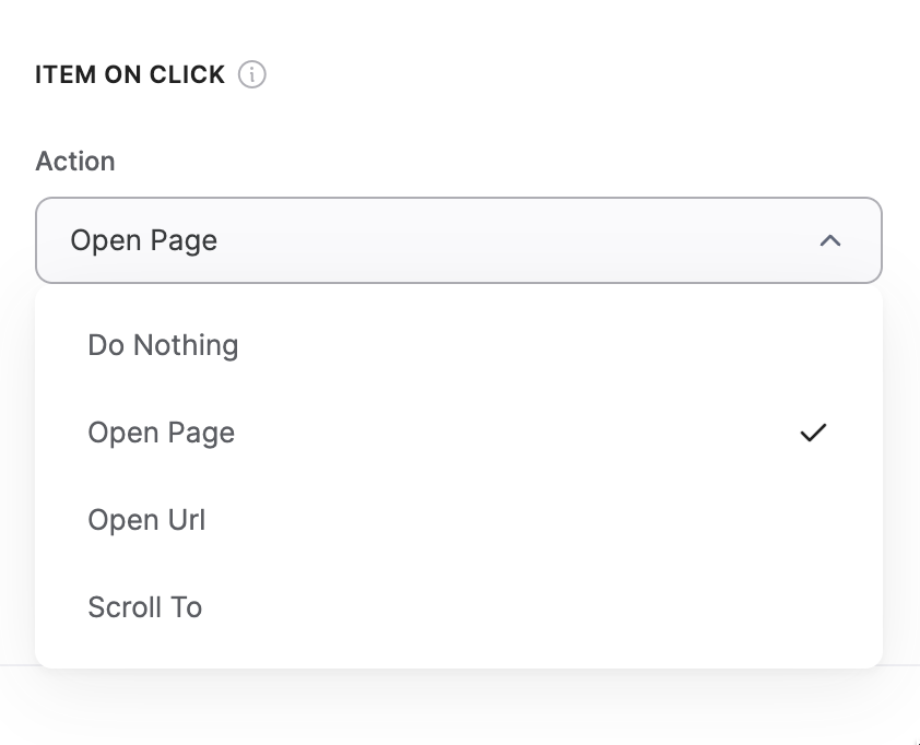 Item on Click Actions – Softr Help Docs