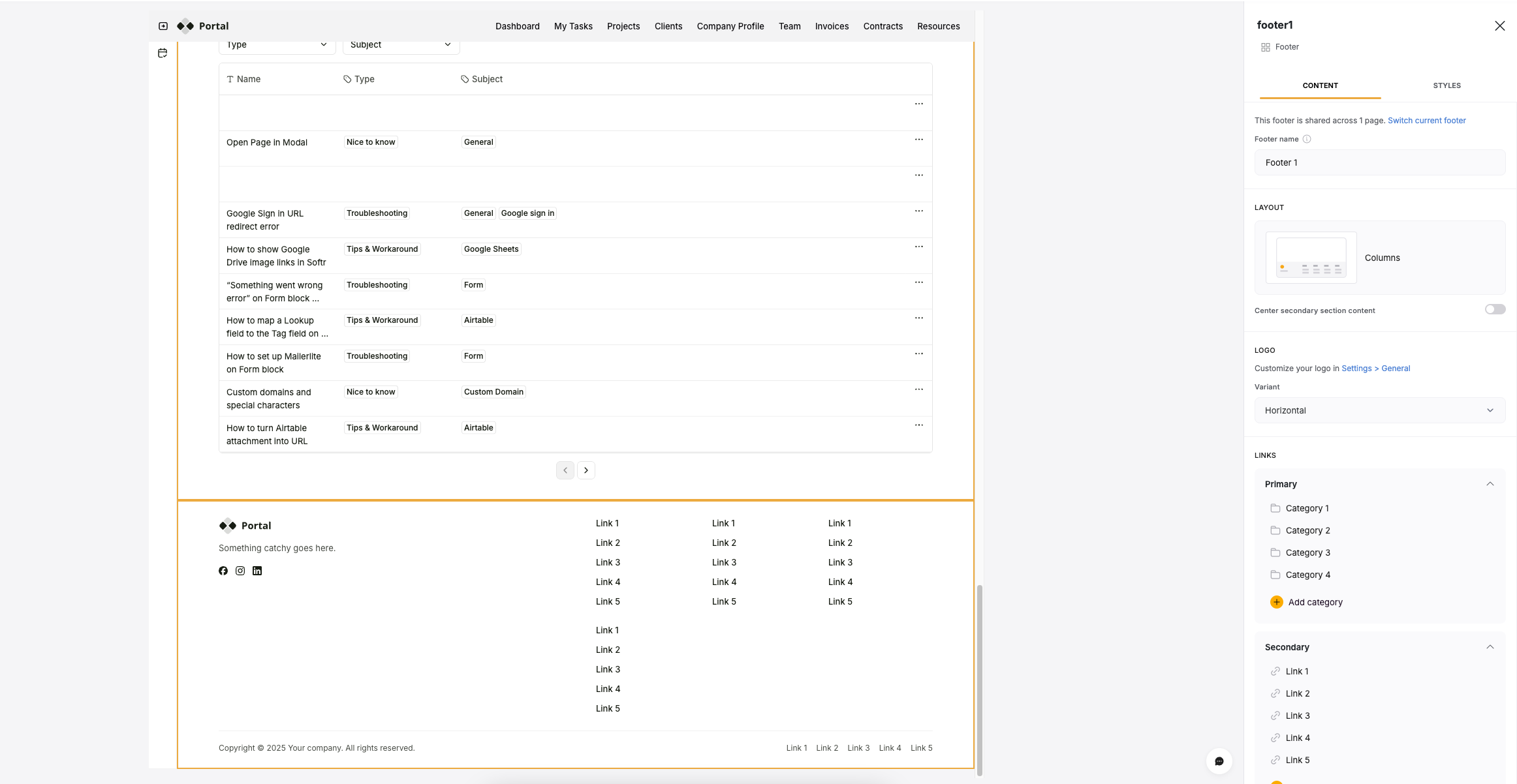 Pages and Navigation – Softr Help Docs