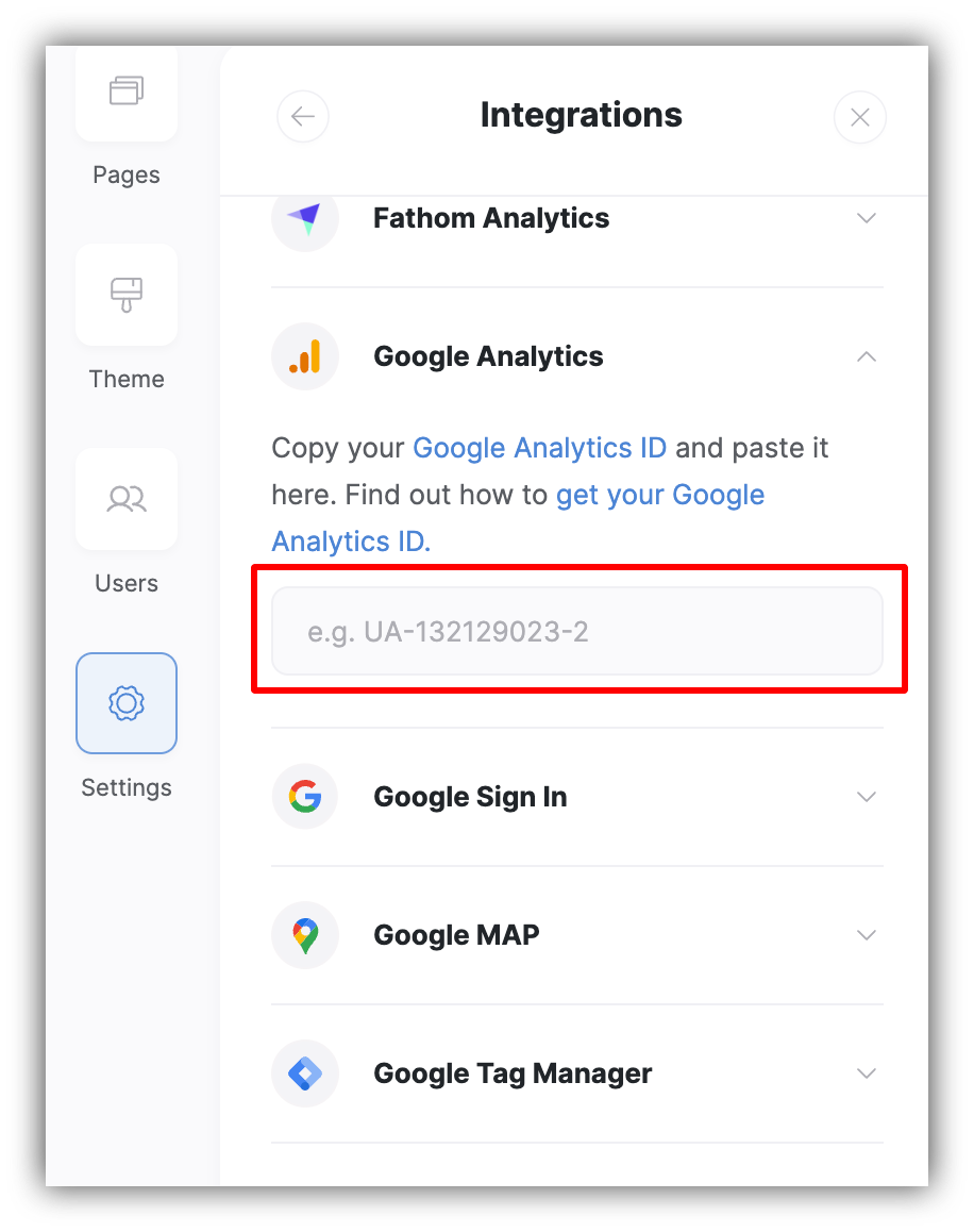 Adding tracking code in Softr