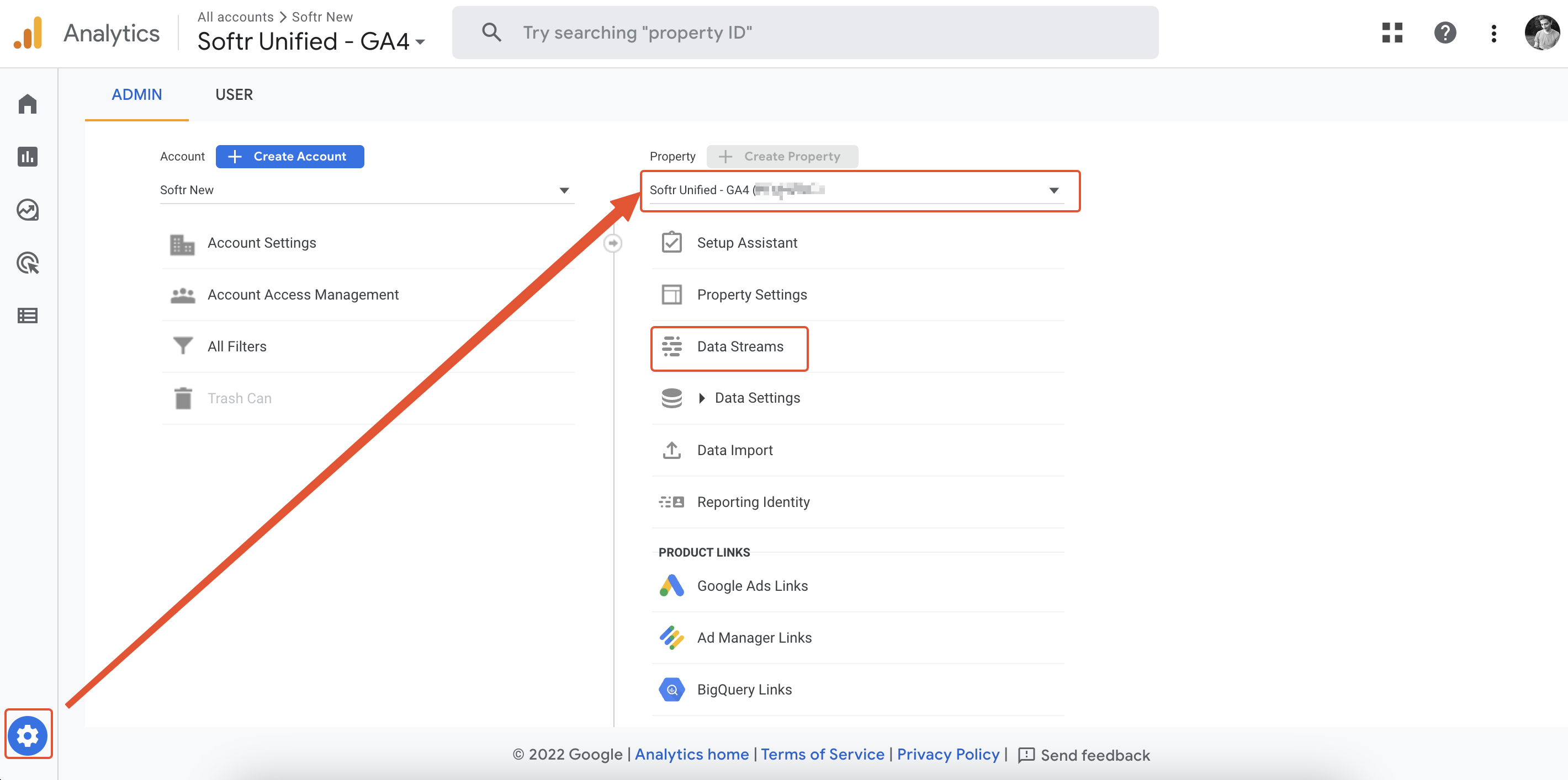 Accessing data streams