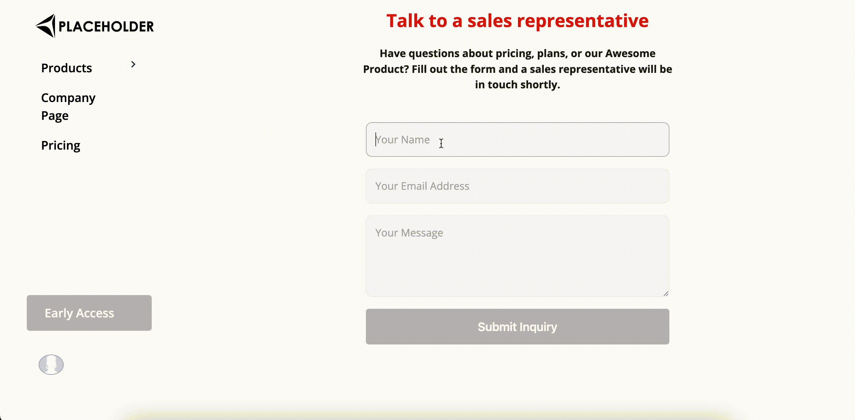 Testing the form submission
