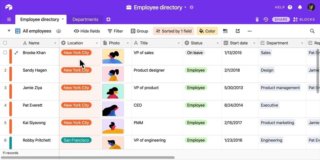 Editing table permissions in Airtable