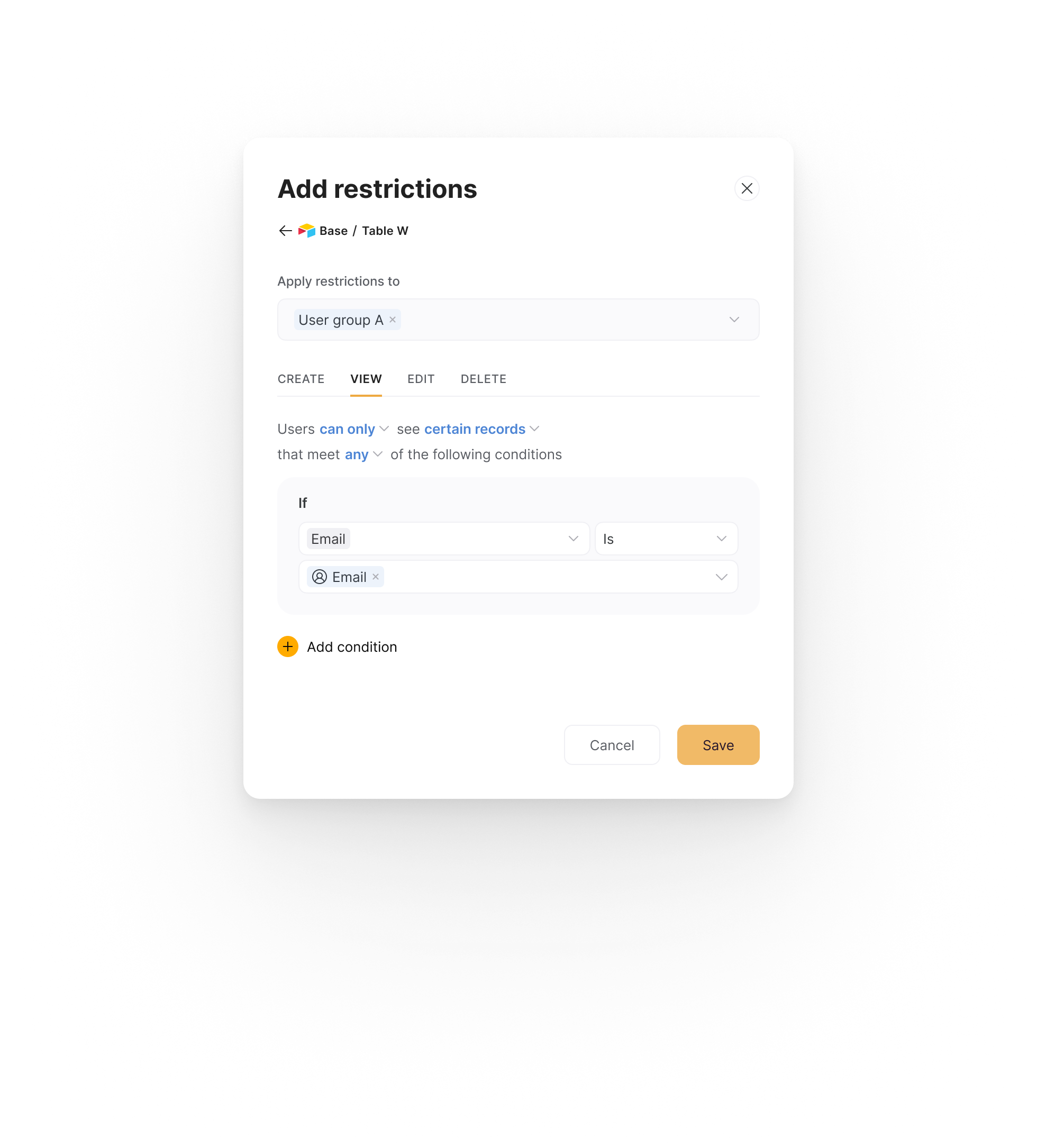Global data restrictions – Softr Help Docs