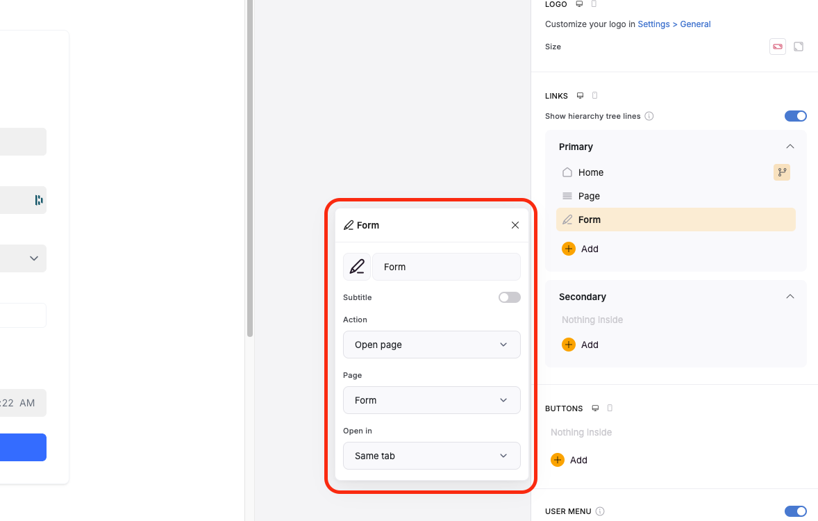 Navigation settings – Softr Help Docs