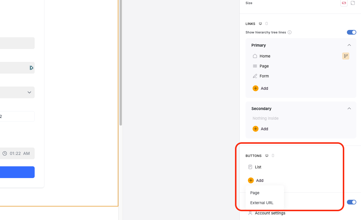 Navigation settings – Softr Help Docs