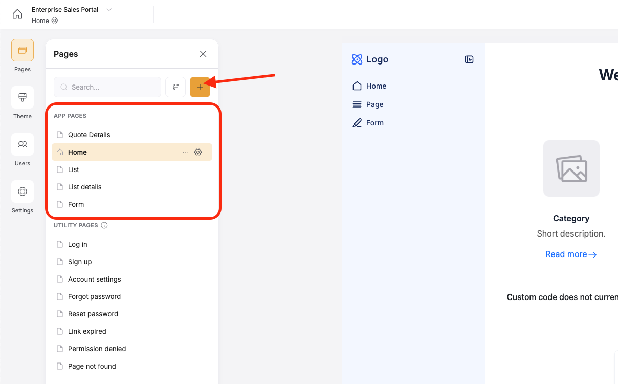 Page Settings – Softr Help Docs