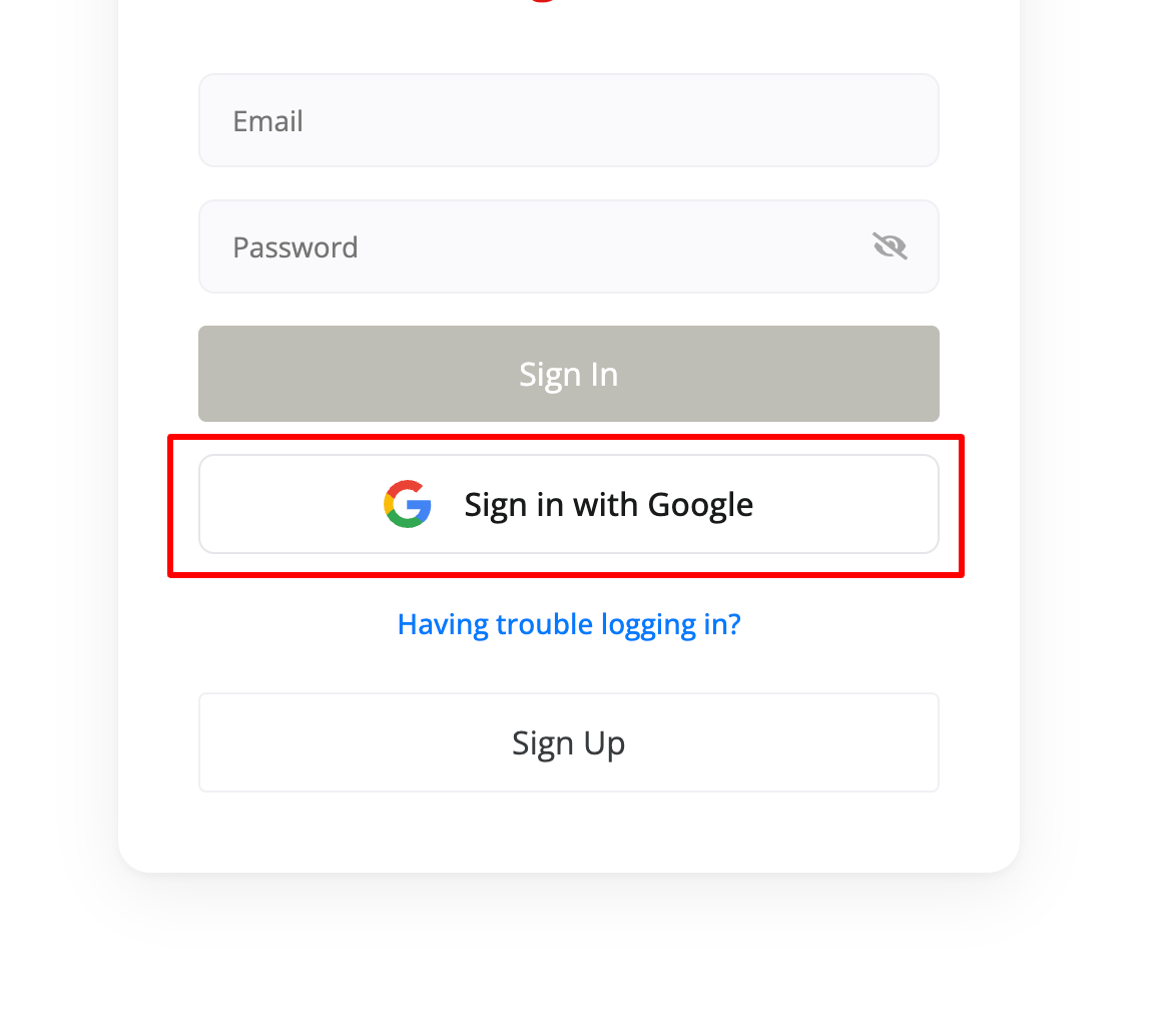 Signin Form – Softr Help Docs