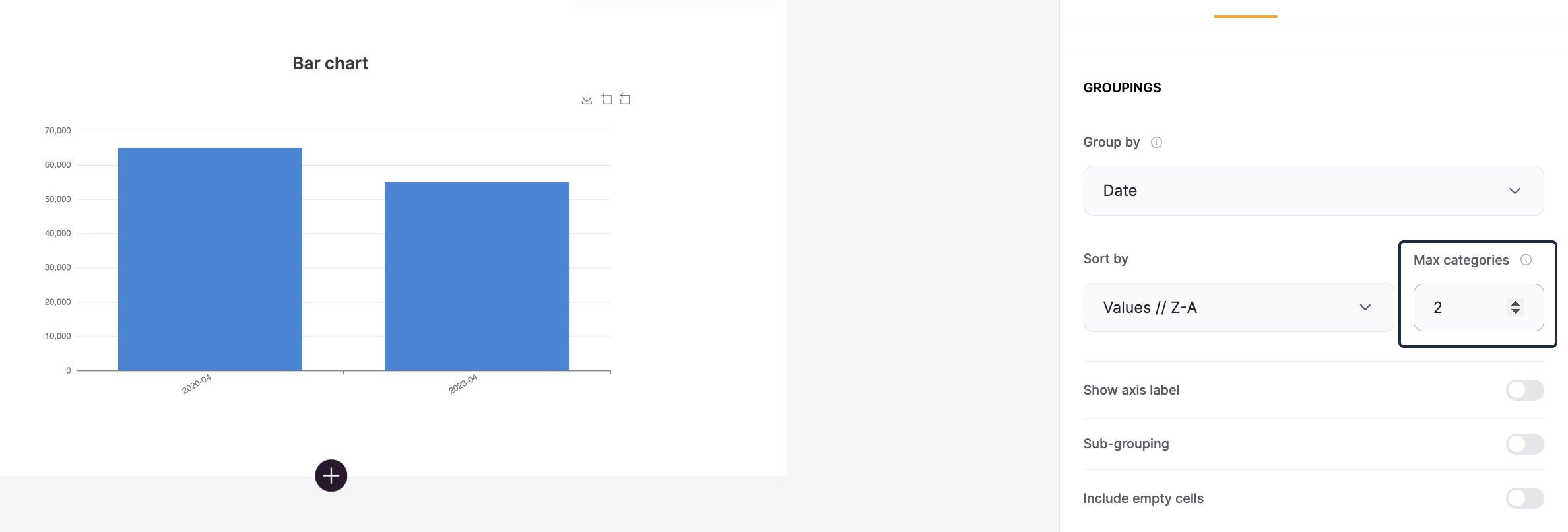 Example Chart Block Chart Block Overview – Softr Help Docs