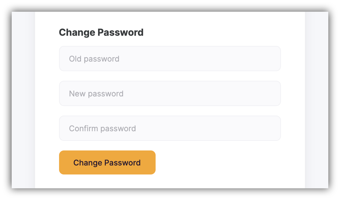 Change Password