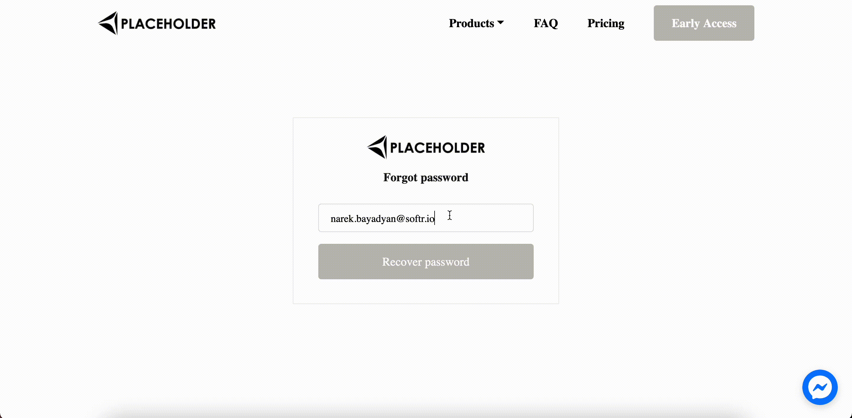 Resetting the Password