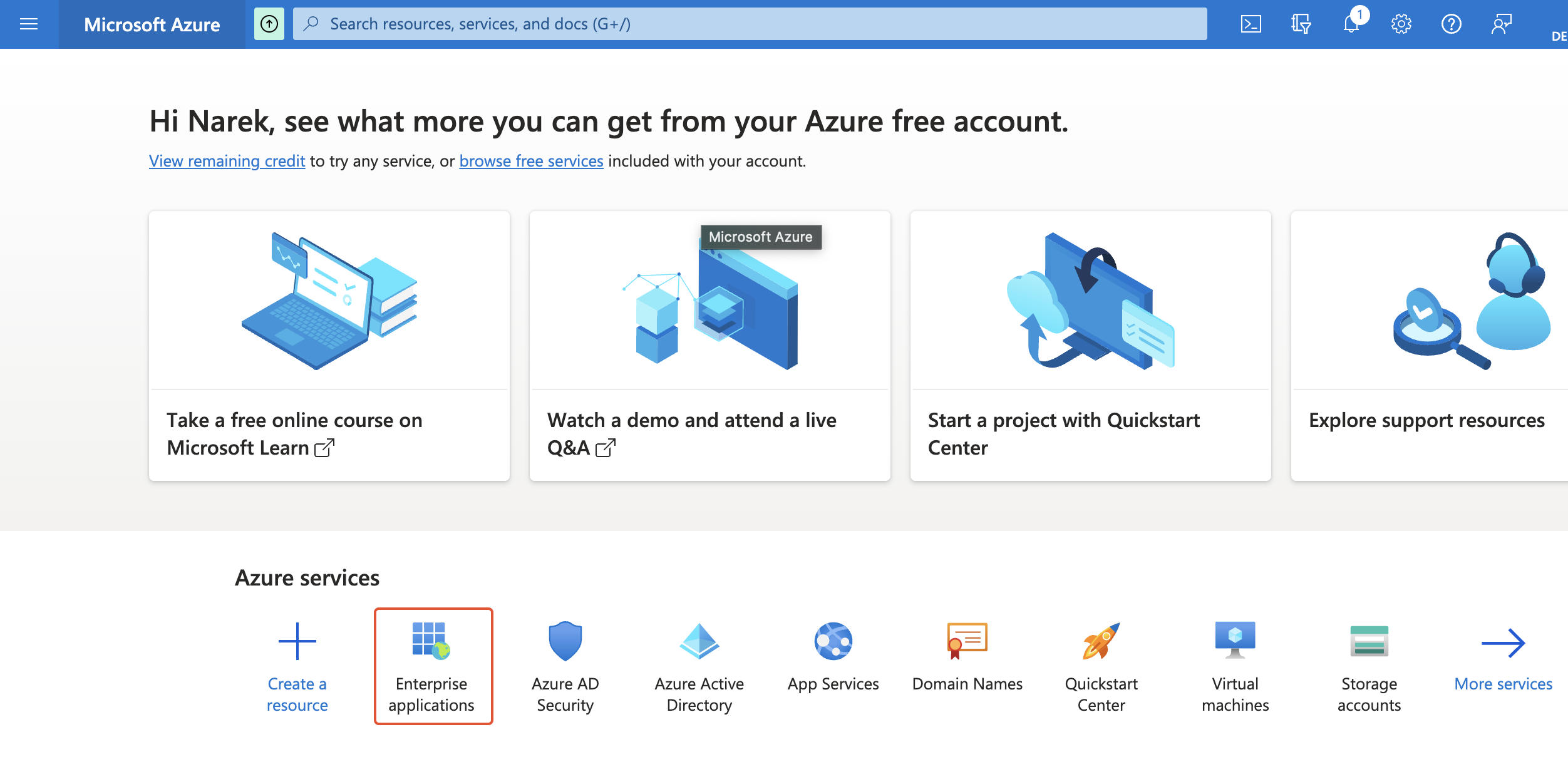 Enterprise applications