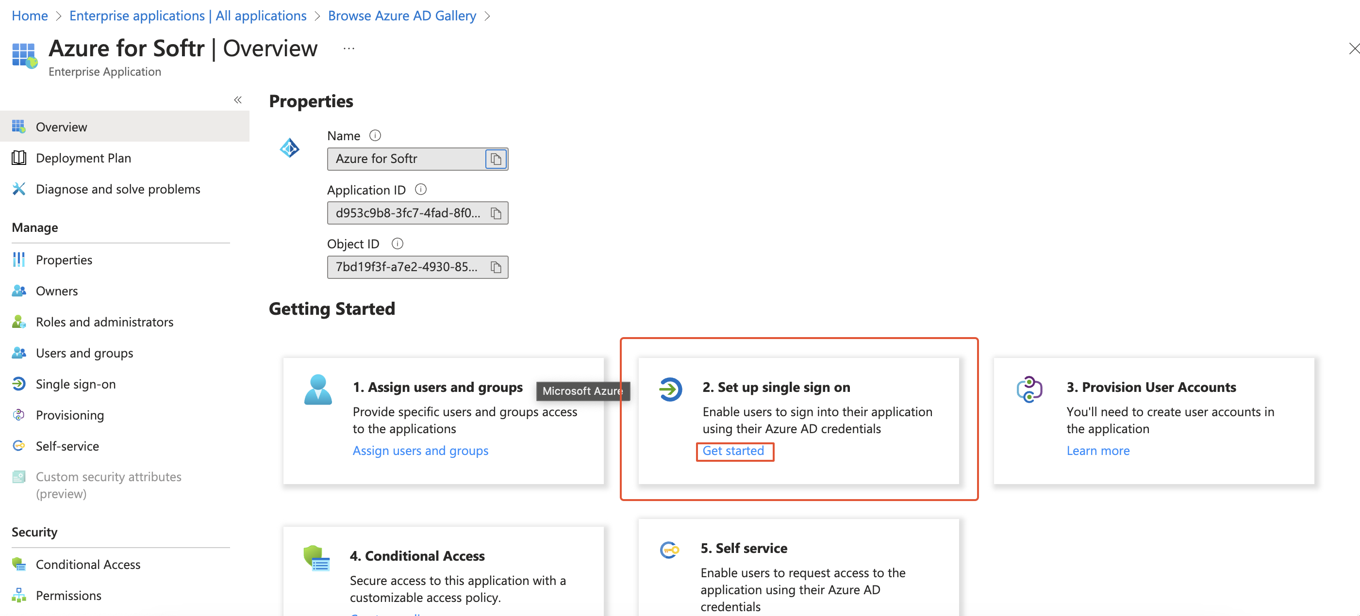 Getting started with single sign-on setup
