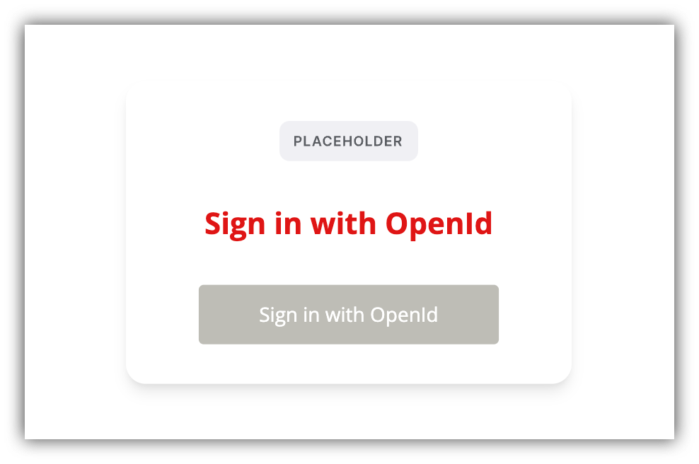 OpenId Single sign on block