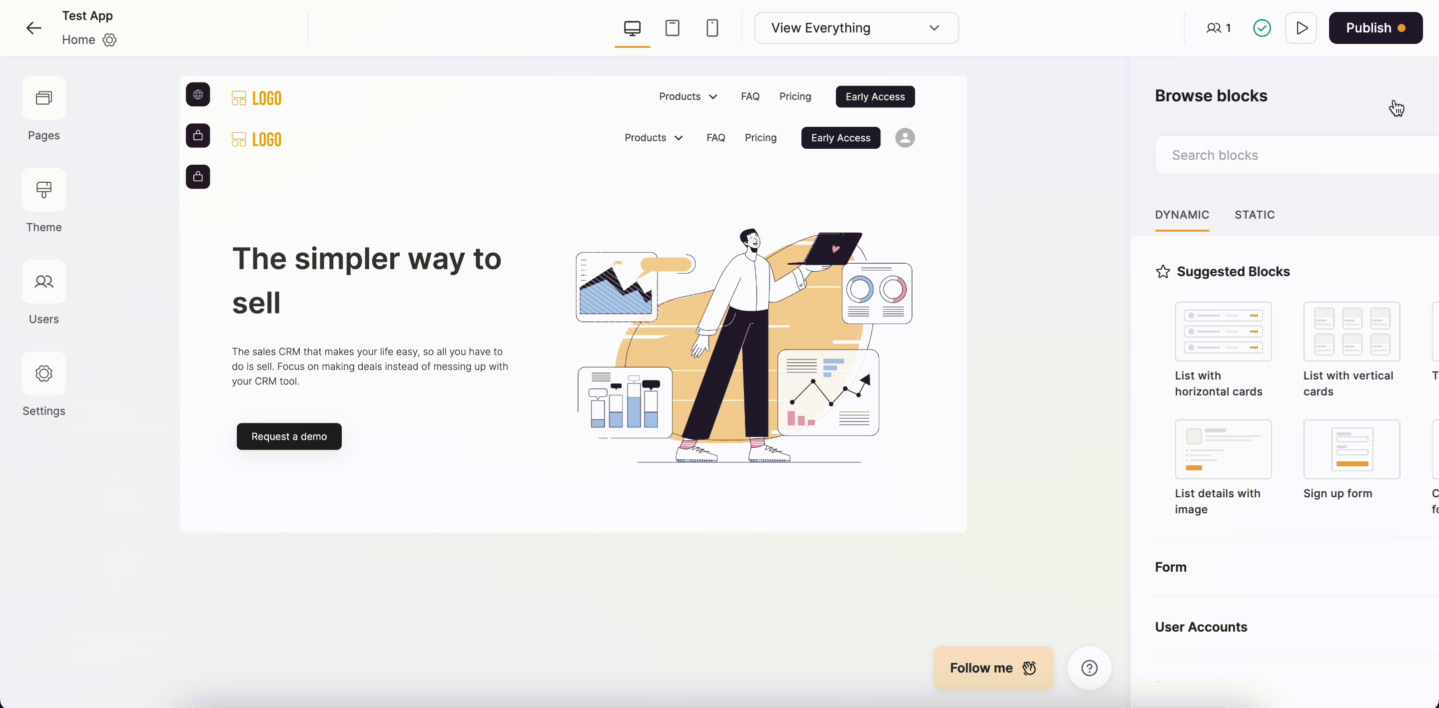 Adding the OpenId Signin block