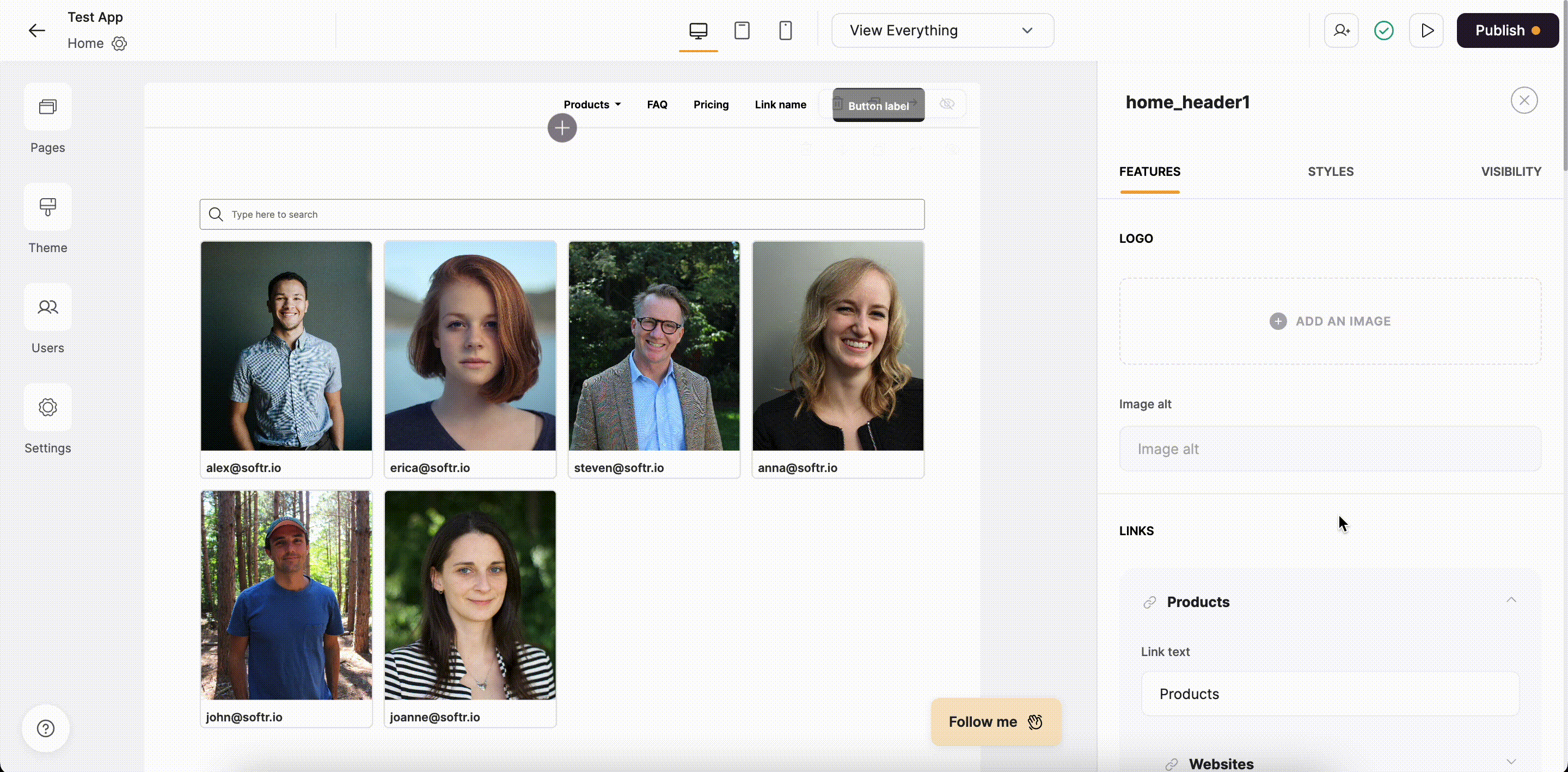 Adding a link to User Profile under Profile Links