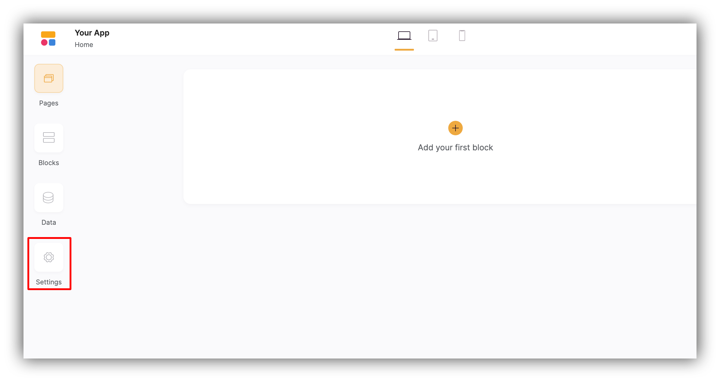 Application settings
