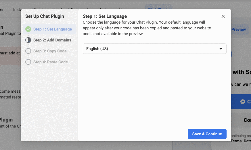 Configuring the chat plugin