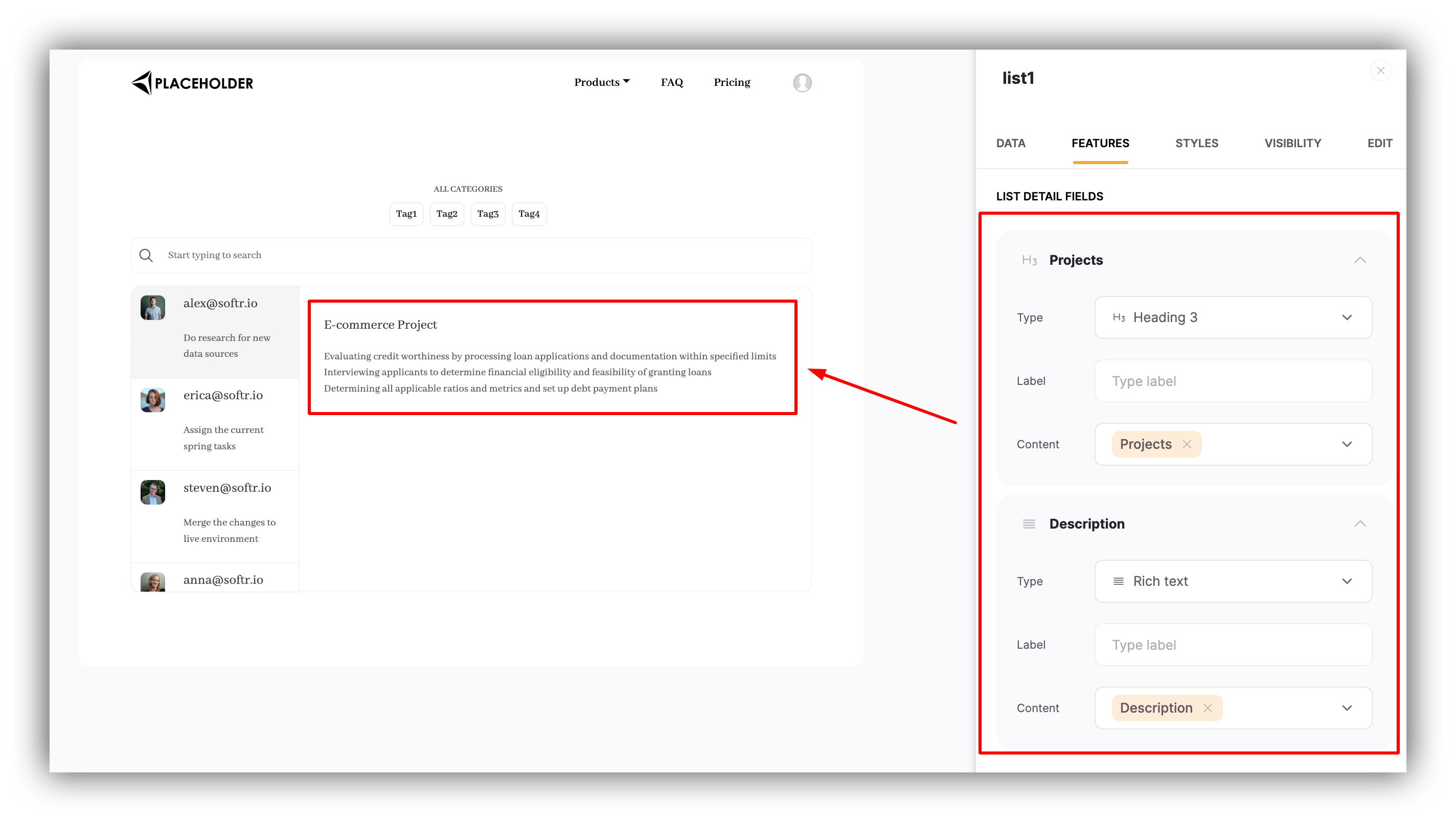 Mapping List Item Fields