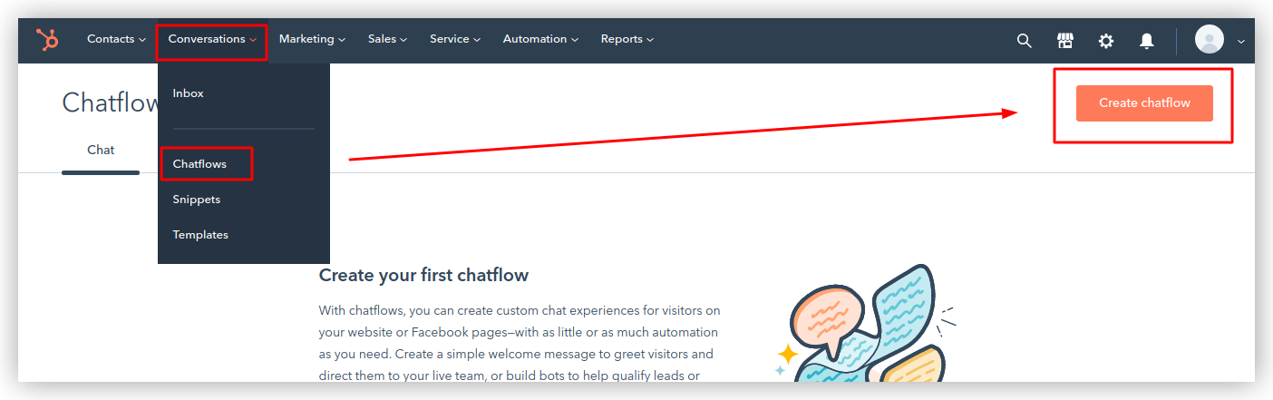 Creating a Chatflow