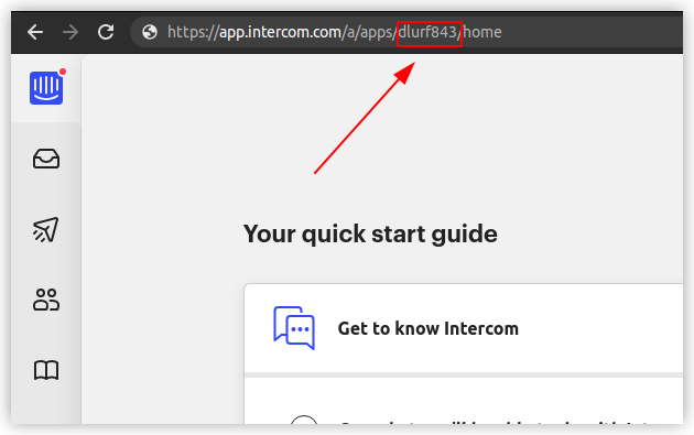 Locating the workspace ID