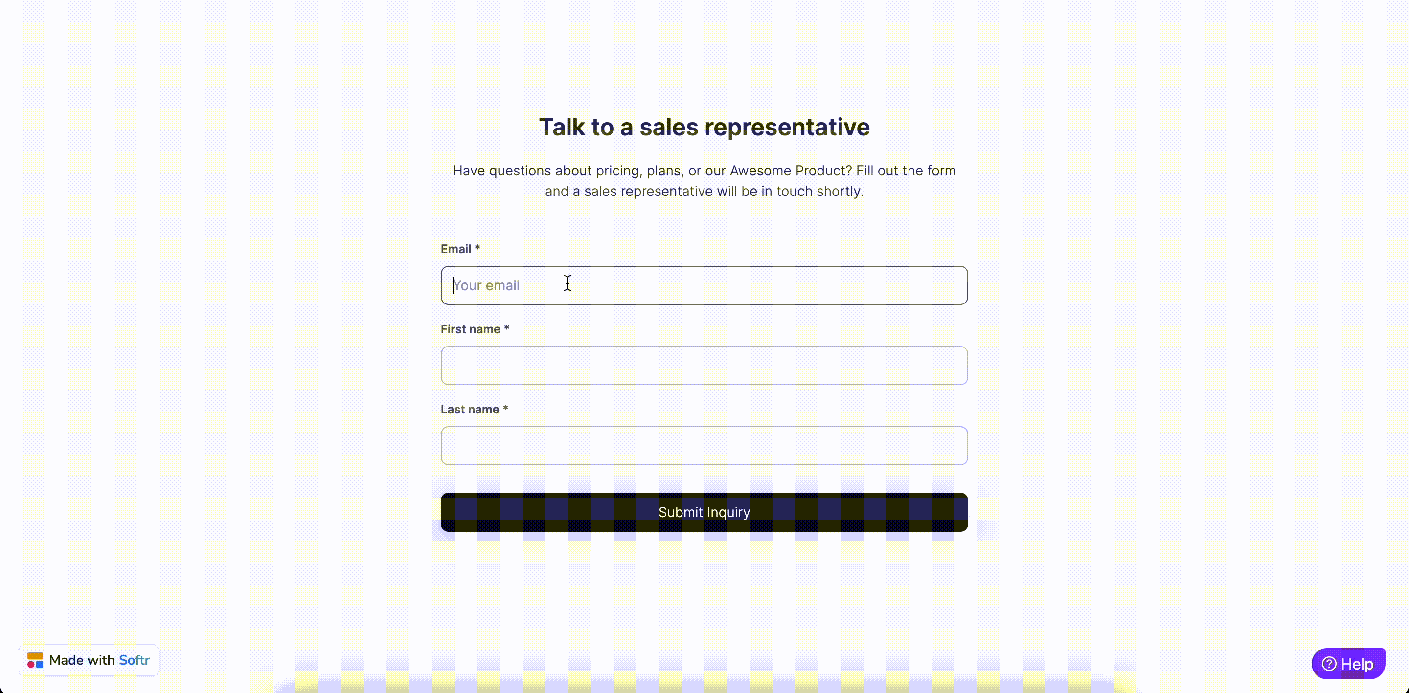 Doing a test submission
