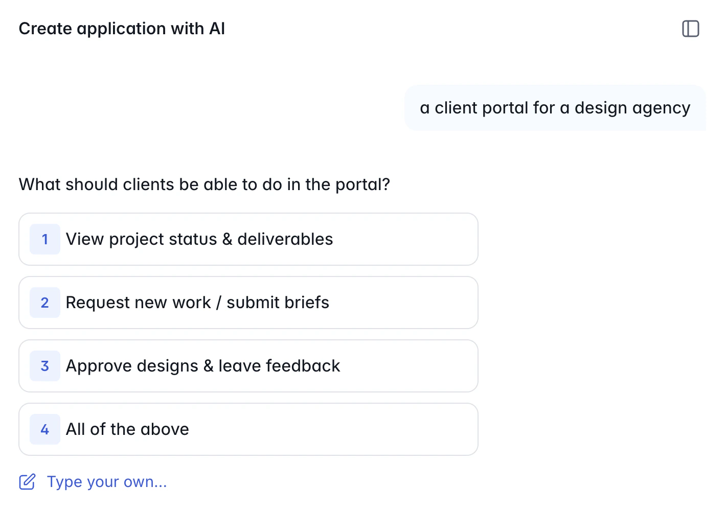 Clarifying questions