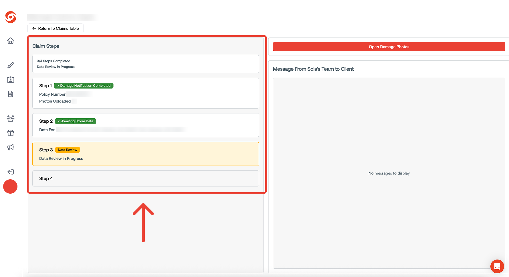 Agent Dashboard Claims 2 Pn