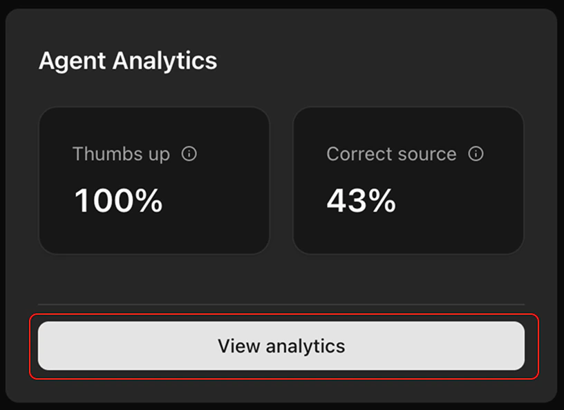 Analytics Settings