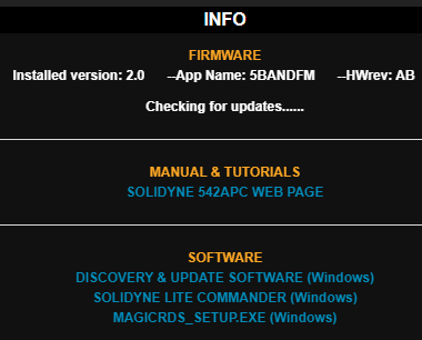 542 Firm20 INFO Update Pn 542 Firm20 INFO Update Pn